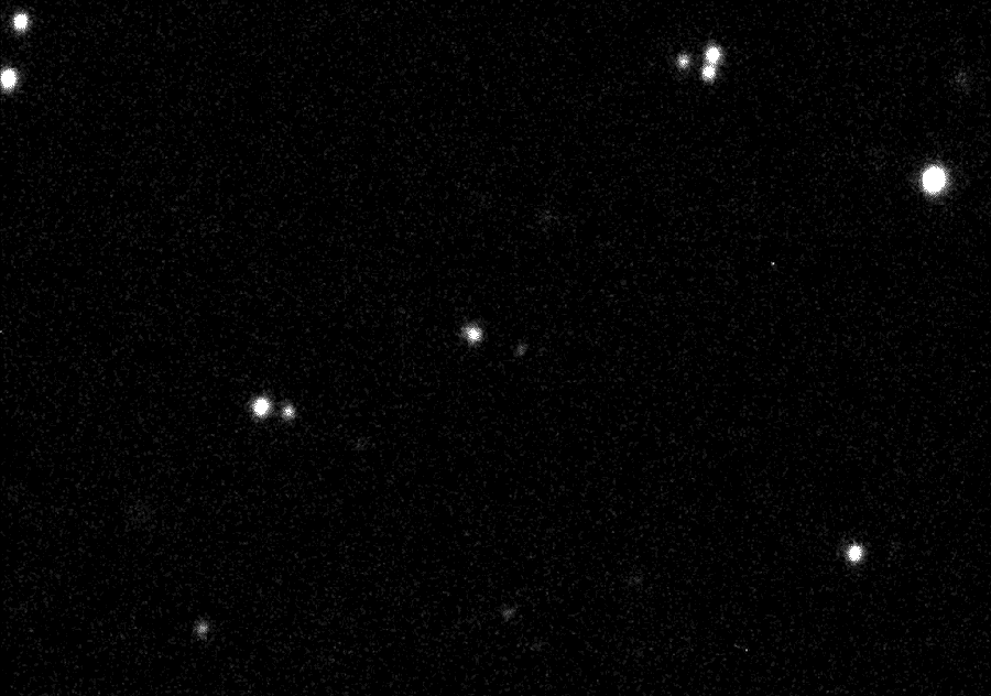 This animation is a sequence of observations of the Near Earth Asteroid 2024 YR4 carried out with ESO’s Very Large Telescope in January 2025, shortly after it was discovered in December 2024. The images have been aligned so that the asteroid remains fixed at the centre of the frame, while the stars appear to move in the background
